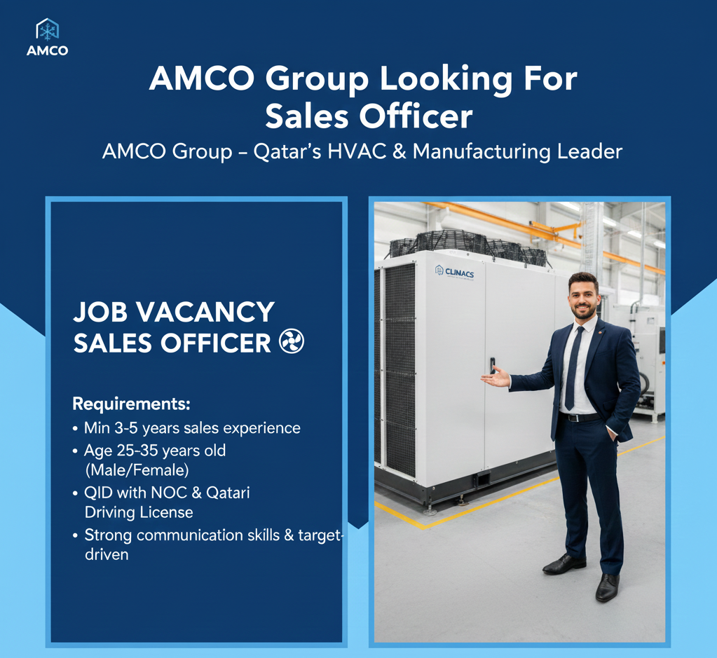 Sales Officer Vacancy at AMCO Group