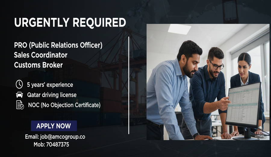 AMCO Group Urgently Hiring