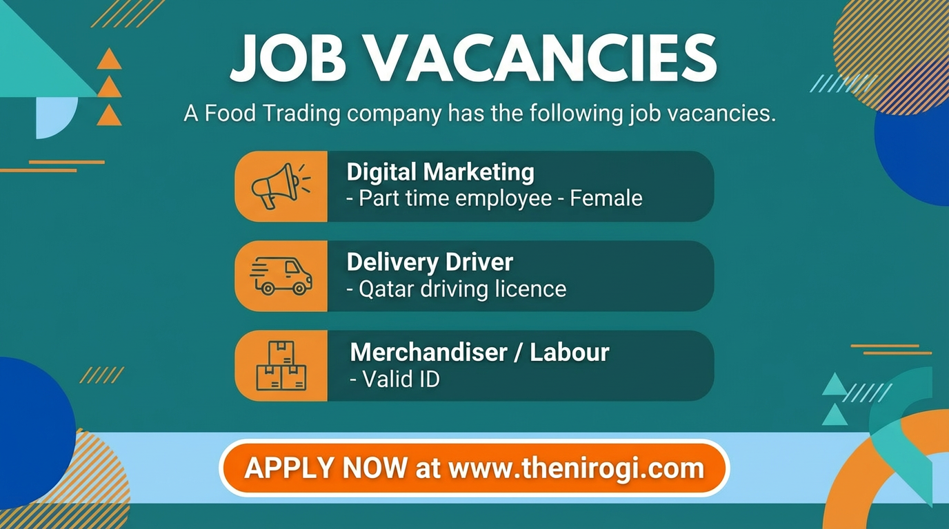 Food Trading Company Hiring