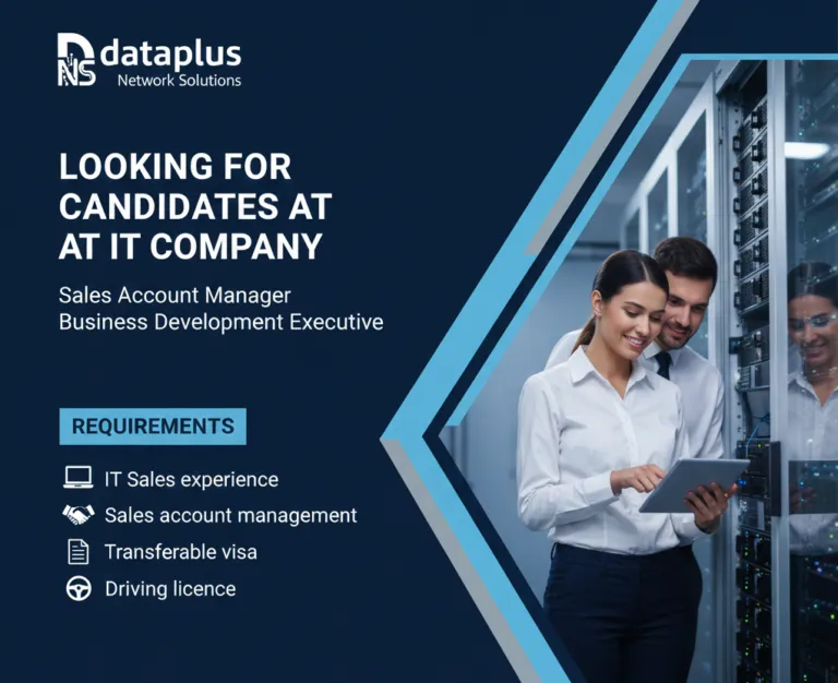 Sales Account Manager at Dataplus