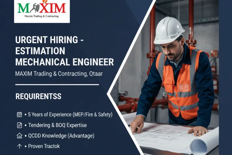 Mechanical Estimation Engineer Role at MTC