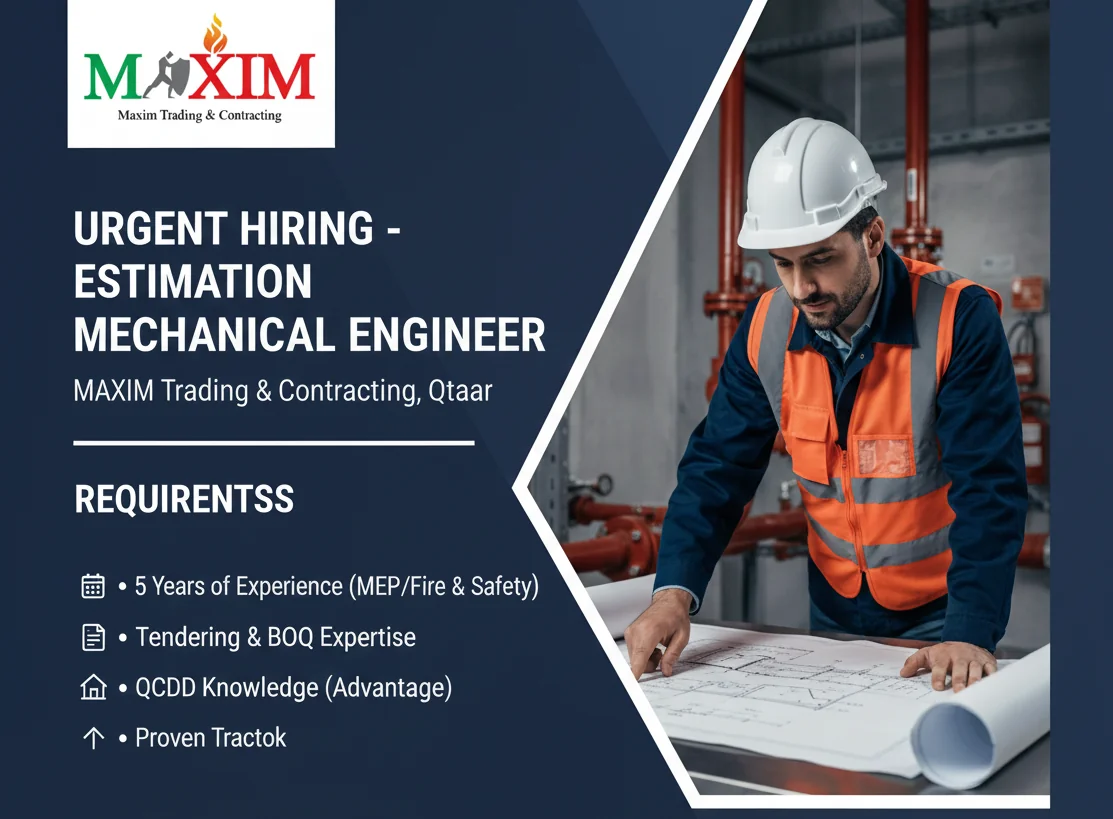 Mechanical Estimation Engineer Role at MTC