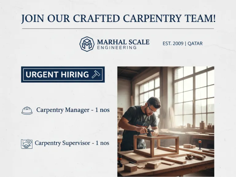 Marshal Scale Engineering Vacancy