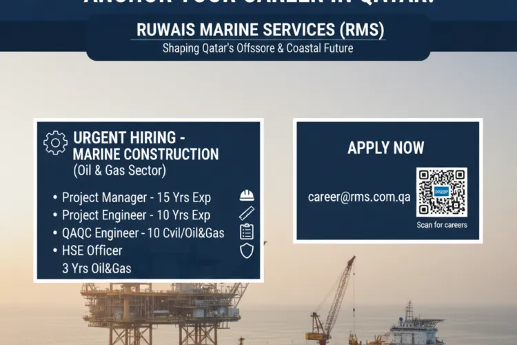 Urgent Hiring for Marine Construction