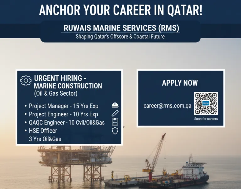 Urgent Hiring for Marine Construction