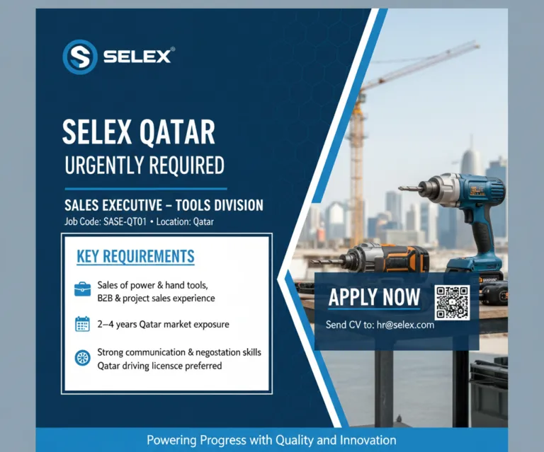 Sales Executive at Selex Qatar