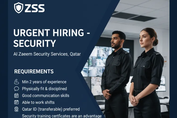 Urgent Hiring Security Officer