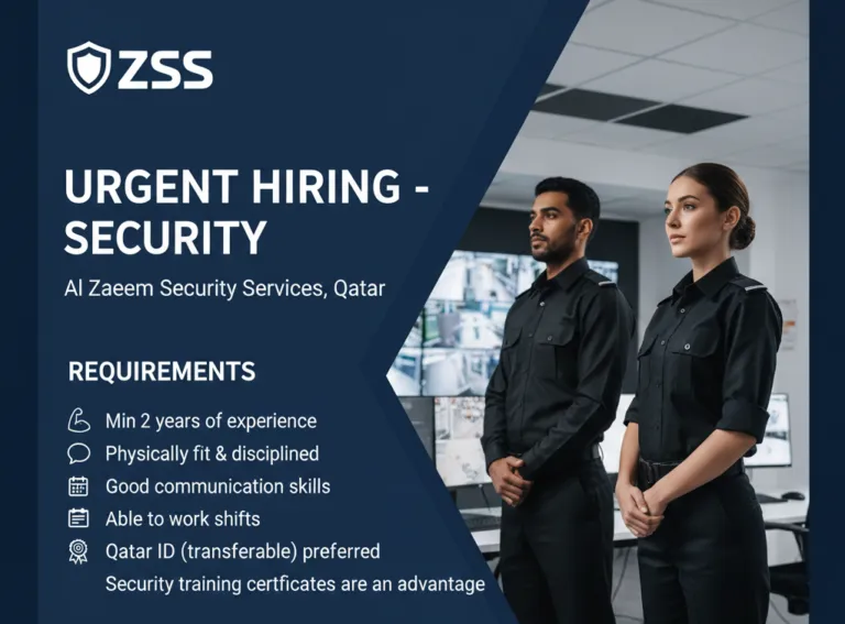 Urgent Hiring Security Officer