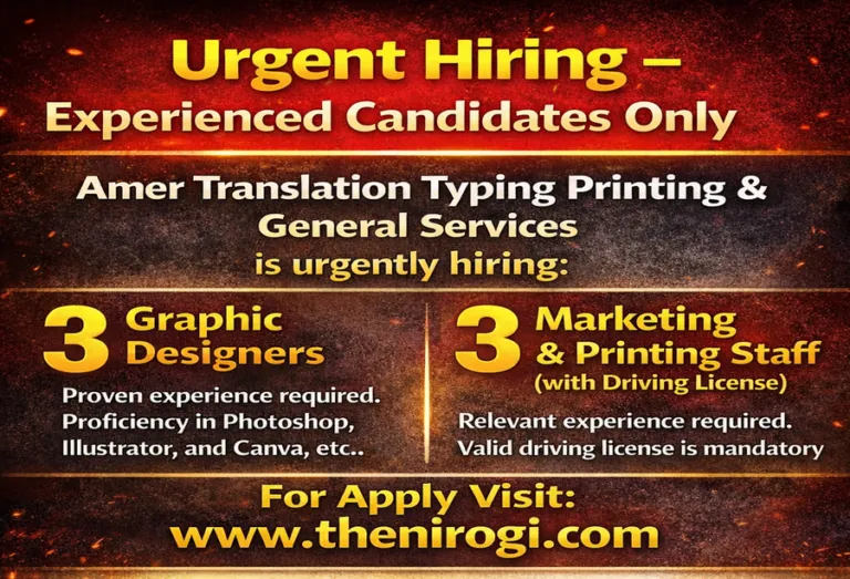 Amer Services Qatar is Urgently Hiring Graphic Designers & Marketing Staff