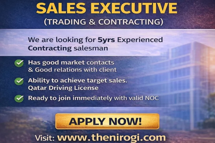 Now Hiring Sales Executive