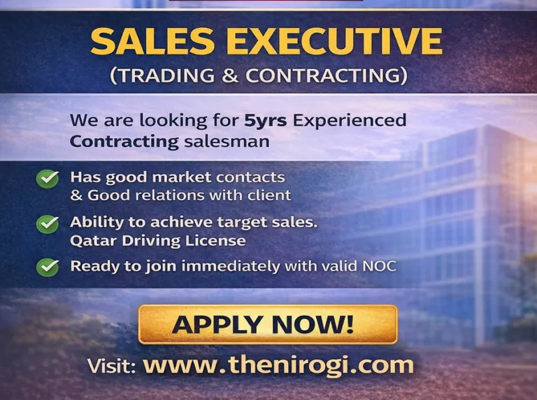 Now Hiring Sales Executive