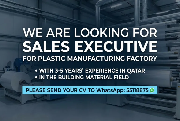Hiring Sales Executives: Building Materials Sector in Qatar